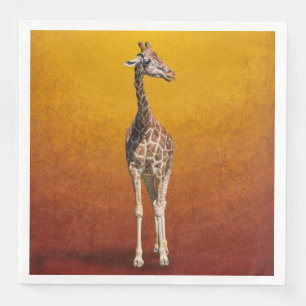 SERVIETTE EN PAPIER GIRAFFE