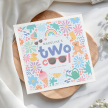 Girly Two Cool Summer Splash 2nd Birthday