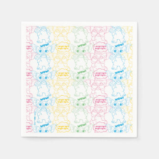 Serviette En Papier Gizmo | Lumière Lumineuse ! Lumière Lumineuse !