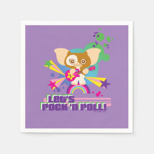 Serviette En Papier Gizmo Rock'n Roll
