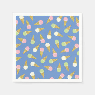 Serviette En Papier Glace Cream Fête d'anniversaire des enfants