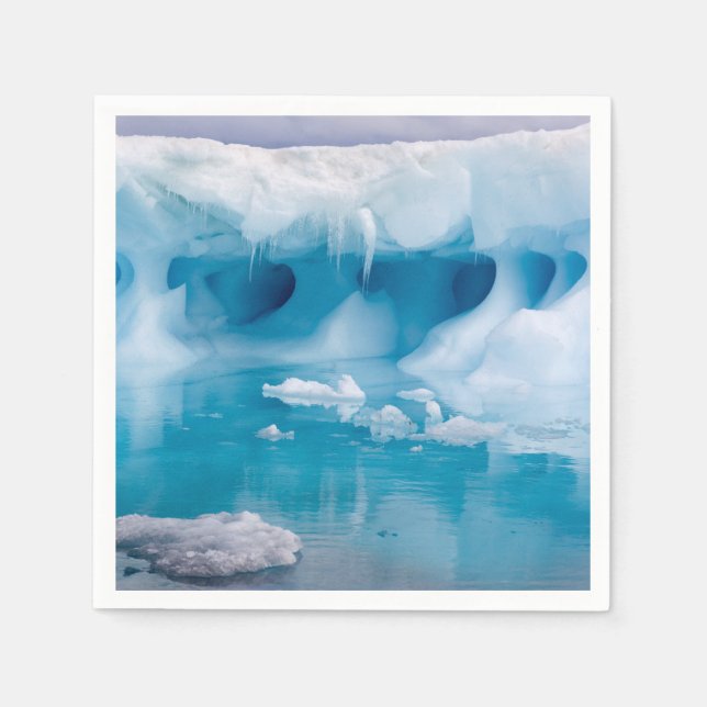 Serviette En Papier Glace en Antarctique (Devant)