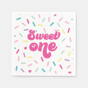 Serviette En Papier Glace et gâteau Douce première 1er anniversaire