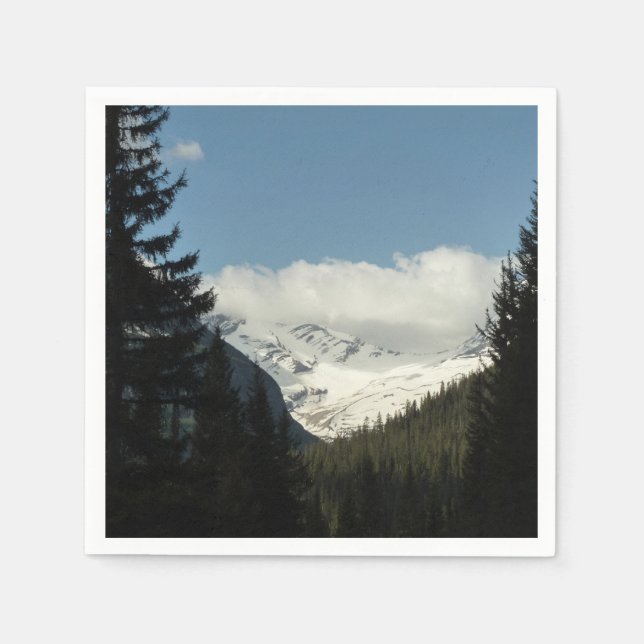 Serviette En Papier Glacier Jackson Vue sur le parc national Glacier (Devant)