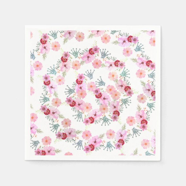 Serviette En Papier Glam Diva Llama Princess Anniversaire (Devant)