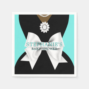 Serviette En Papier Glam Turquoise Ethnic Fancy Tiffany Thème Baby sho