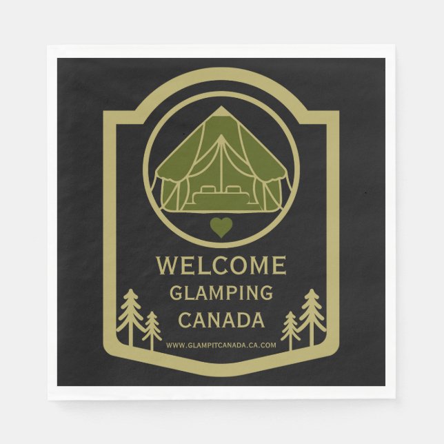 Serviette En Papier Glaming Canada Business (Devant)