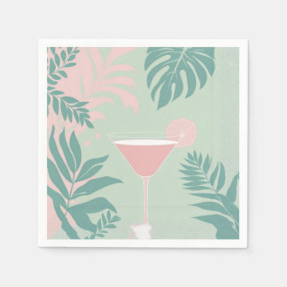 Serviette En Papier Glamour Tropical