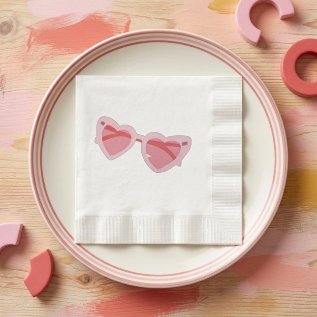 Serviette En Papier Glasses (Créateur téléchargé)