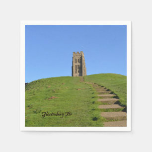 Serviette En Papier Glastonbury Tor Somerset