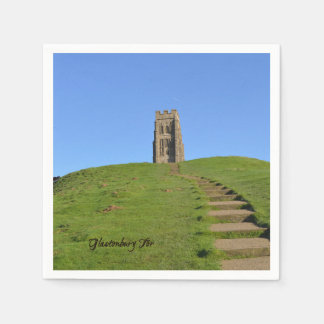 Serviette En Papier Glastonbury Tor Somerset