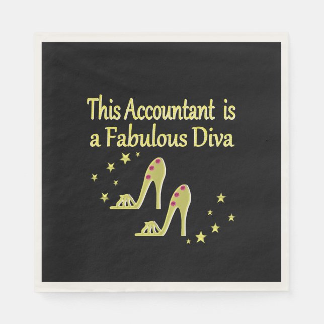 SERVIETTE EN PAPIER GLITZY GOLD COMPTANT DIVA DESIGN (Devant)
