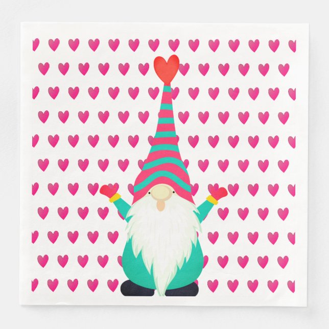 Serviette En Papier Gnome (Devant)