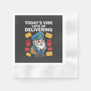 Serviette En Papier Gnomes Postaux Courrier
