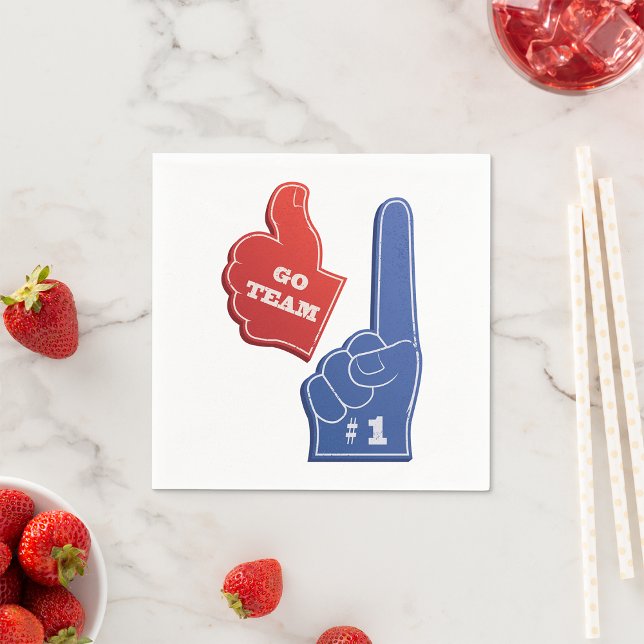 Serviette En Papier Go Team Paper Napkins (Créateur téléchargé)