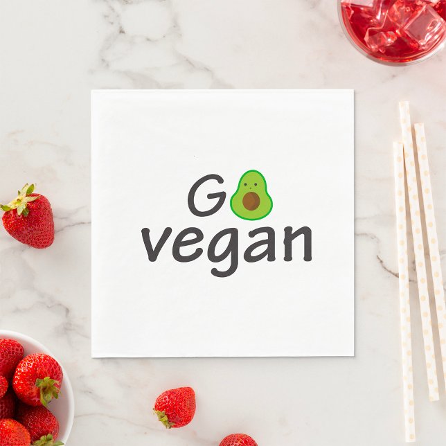 Serviette En Papier Go Vegan (Créateur téléchargé)