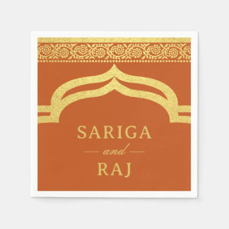 Serviette En Papier Gold Marigold Flower Mundap Canopy Arch Mariage