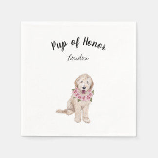 Serviette En Papier Golden Doodle Dog Cocktail Napkins