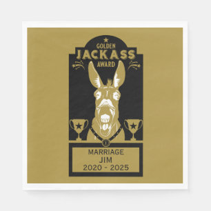 Serviette En Papier Golden Jackass