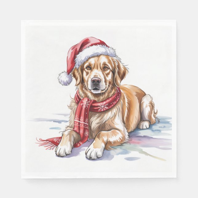 Serviette en papier Golden Retriever (Devant)