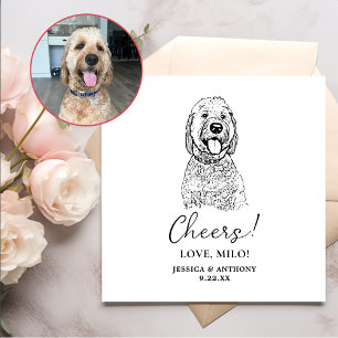 Serviette En Papier Goldendoodle Chien Accueil Personnalisé Serviettes