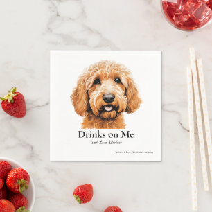 Serviette En Papier Goldendoodle Napkin