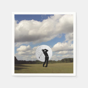 Serviette En Papier Golf