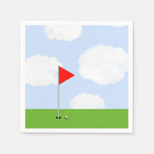 Serviette En Papier Golf
