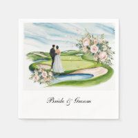 Golf avec thème mariage pour golfeurs