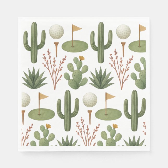 Serviette En Papier Golf en Arizona (Devant)