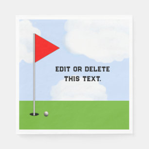 Serviette En Papier Golf Event Napkins