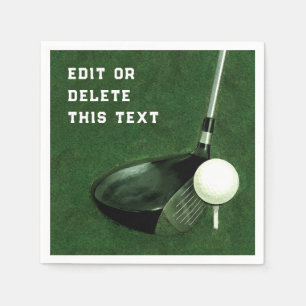 Serviette En Papier Golf Event Napkins
