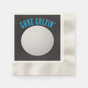Serviette En Papier Golf ⛳ Golf 🎁 Golf Ball Golfer