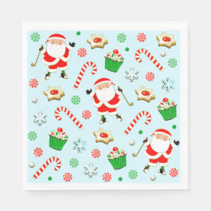 Serviette En Papier Golf Holiday Party