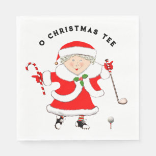 Serviette En Papier Golf Noël