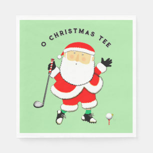 Serviette En Papier Golf Noël