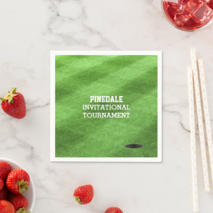 Serviette En Papier Golf Turf Personnalisé