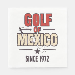 Serviette En Papier Golf Wives Fleurs de Club Social