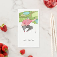 Golfer Partons Tee pour la fête