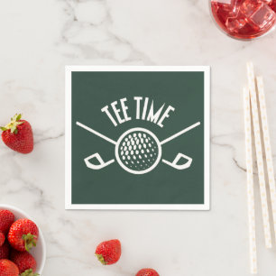 Serviette En Papier Golfers Tee Time