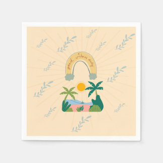 Serviette En Papier Good Vibes Paper Napkins