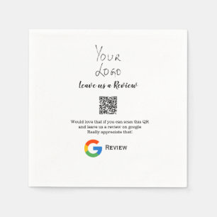 Serviette En Papier Google examen logo de l'entreprise Analyser QR exa