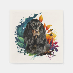 Serviette En Papier Gordon Setter