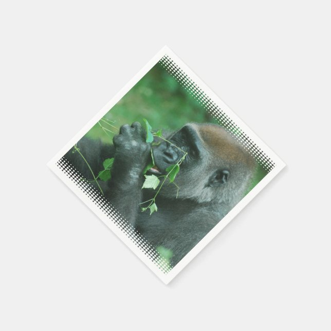 Serviette En Papier Gorilla (Coin)