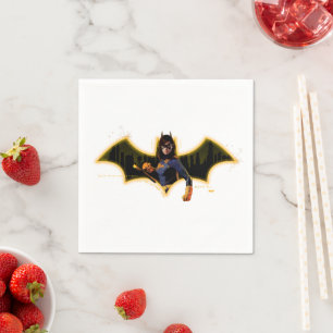 Serviette En Papier Gotham Knights Batgirl en logo