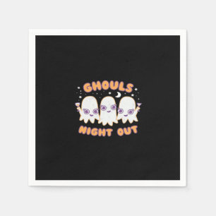 Serviette En Papier Gouls Night Out - Kawaii Style Cute Funny Hallowe