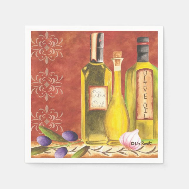 Serviette En Papier Goût de l'Italie 700 par Liz Revit (Devant)