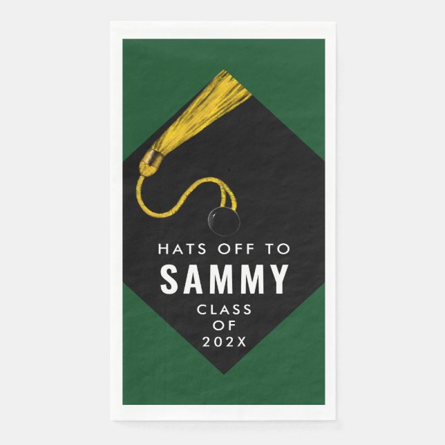 Serviette En Papier Grad Party unique (Devant)