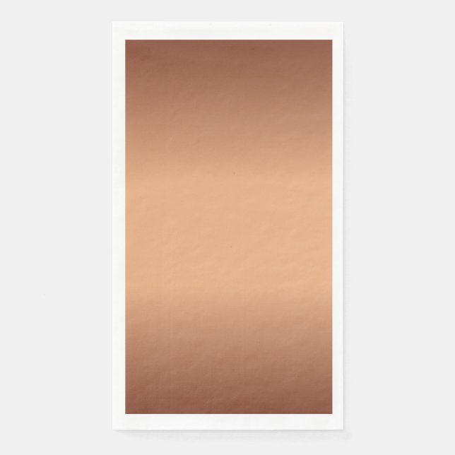 Serviette En Papier Gradient en terre cuite (Devant)