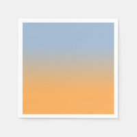 Gradient orange bleu clair minimal